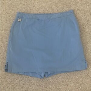 Light Blue Active Skort with Built-In Shorts